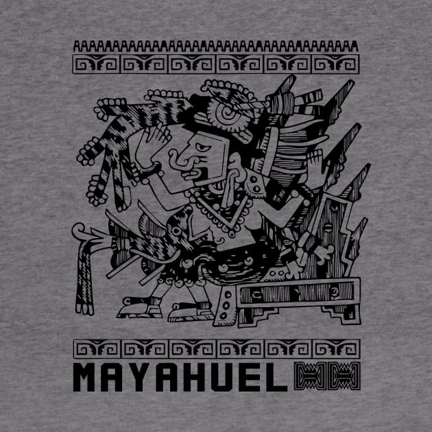 Mayahuel Aztec god by Iravgustane
